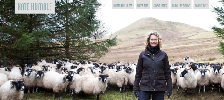 Kate Humble website home page small