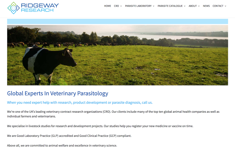 Ridgeway Research Website Homepage